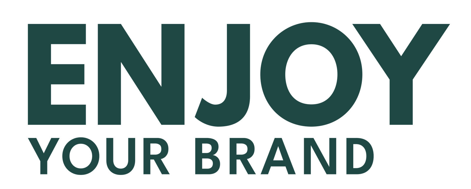 Logo ENJOY Your Brand Donker Groen